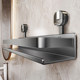 Suction cup storage rack wall-mounted i-type bathroom bathroom hand wash basin without punching wall toilet storage basket rack