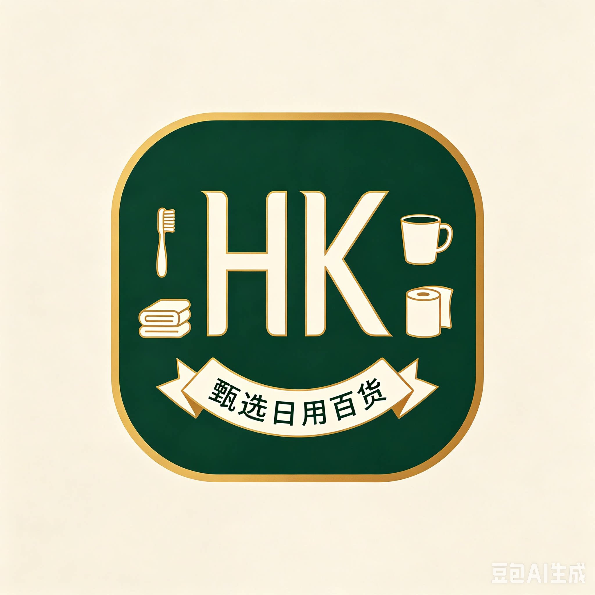 HK甄选日用百货店的LOGO