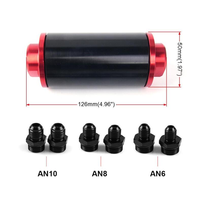 Magnetic Filter Car Gasoline Fuel Filter Filter Gasoline Filter Element 50mm Modification Magnetic Filter Car Gasoline Fuel Filter Filter Gasoline Filter Element 50mm Modification