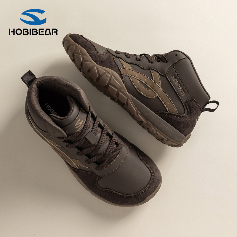 Hobibear Wide-Fit High-Top Sneakers for Men, Autumn and Winter Waterproof, Non-Slip, Soft-Soled, Wide-Foot, Fat-Foot, Wide-Toe Sports Shoes Hobibear Wide-Fit High-Top Sneakers for Men, Autumn and Winter Waterproof, Non-Slip, Soft-Soled, Wide-Foot, Fat-Foot, Wide-Toe Sports Shoes