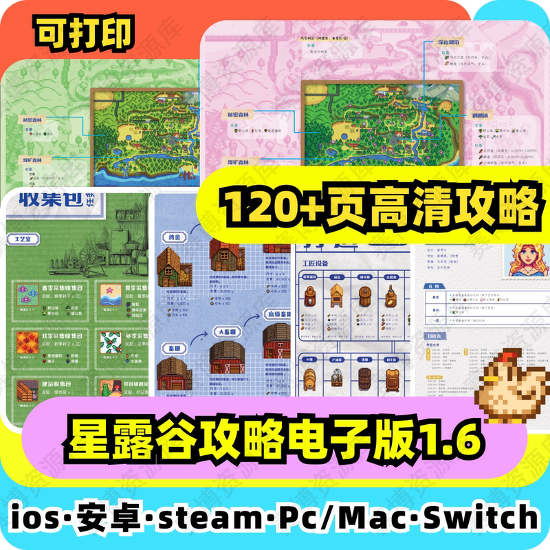 Stardew Valley Universal Guide Notes and Organized Information Handbook High-Definition Digital Version Printable 1.5 1.6 Stardew Valley Universal Guide Notes and Organized Information Handbook High-Definition Digital Version Printable 1.5 1.6
