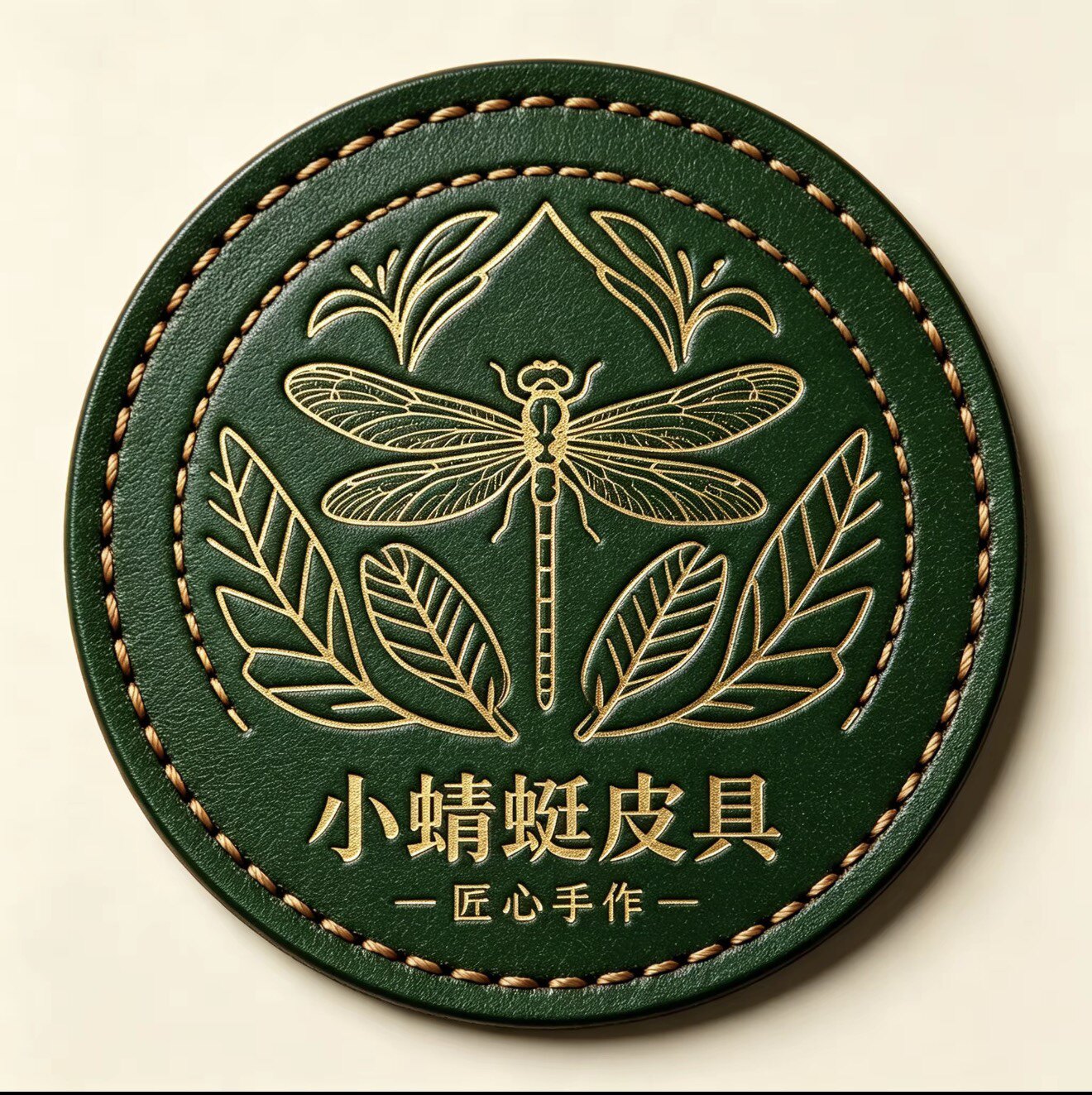 小蜻蜓皮具的LOGO