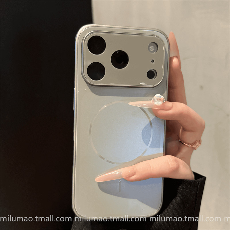 ins Seconds to Transform into 17 Corning Glass Lens Film Suitable for Iphone17Pro Apple 15 Phone Case 16Promax New Model 13 Magnetic 14 Unisex 15Pro Couple 16 Anti-Drop Air Case Promax