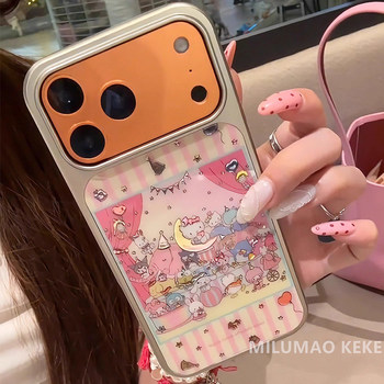 Unique and Super Cute Kitty Cat Birthday Party Phone Case Suitable for Apple 17 Pro Max, iPhone 16 Pro New Model, 15 Cute, 14 Popular, 13 Internet Celebrity Female Model Pro Max Anti-Drop Case