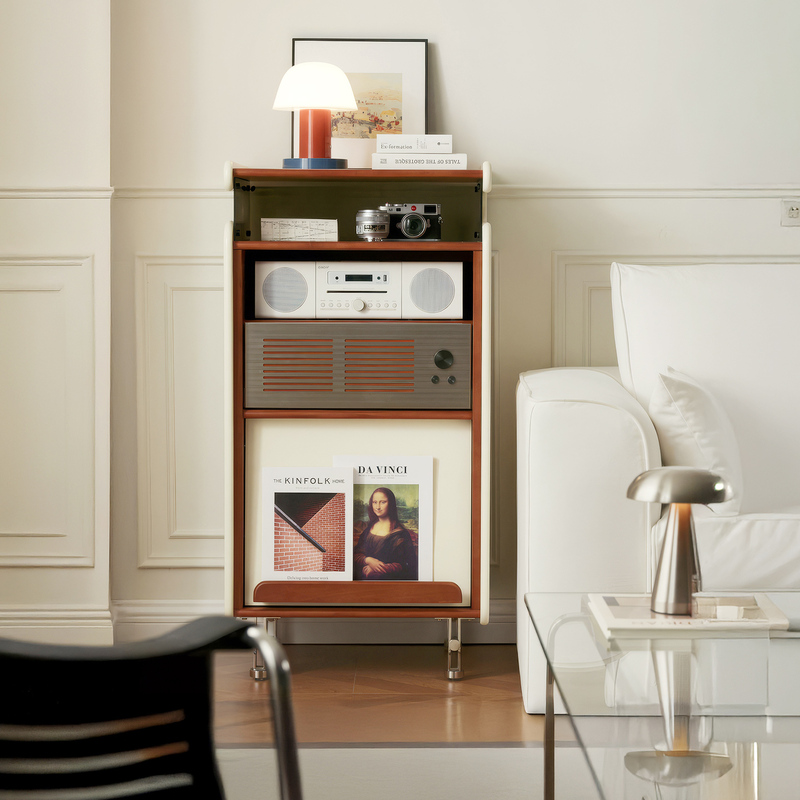 French-Style Solid Wood Chest of Drawers, Vintage-Style Living Room Sofa Side Cabinet, Bauhaus Artistic Retro Storage Entryway Narrow Cabinet French-Style Solid Wood Chest of Drawers, Vintage-Style Living Room Sofa Side Cabinet, Bauhaus Artistic Retro Storage Entryway Narrow Cabinet