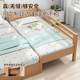 Solid wood children's bed splicing bed crib splicing bed widened bed singles boy baby bedside small bed customization