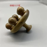 Расческа из натурального зеленого сандалового дерева, расческа для массажа меридиана головы, терапия головы с несколькими зубами, выемка плеч и шеи тела, натуральный зеленый сандал