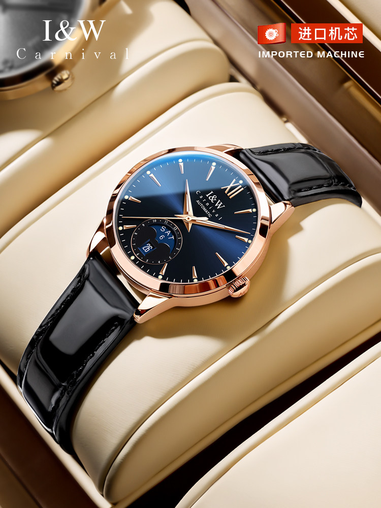 Iw Aiwochi Watch Women's Mechanical Watch 2026 New Brand Genuine Watch Women's Model Light Luxury Niche New Year Gift