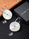 Eeap Viper Mini Fitness Dumbbell Pendant Backpack Barbell Plate Stainless Steel Sports Keychain Decoration