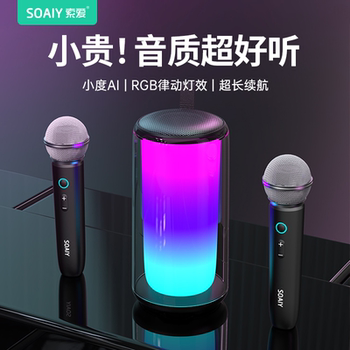 Sony Ericsson Bluetooth Speaker for Home Use with Integrated Microphone for Ktv Singing, High Volume, 2025 New Model