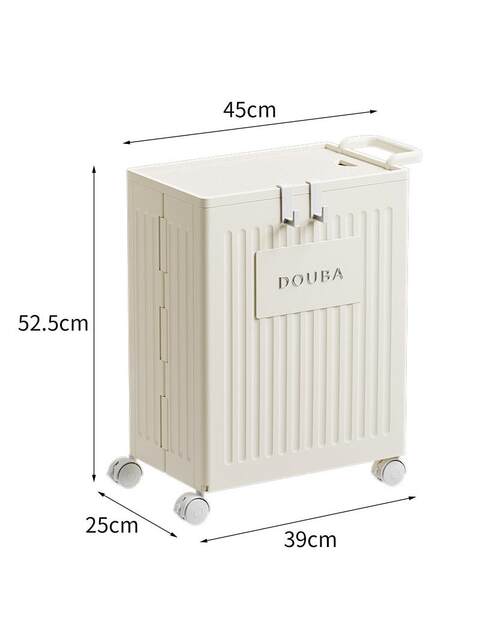 Yoga mat storage basket, fitness equipment storage rack, badminton racket storage rack, household sandwich foldable tube