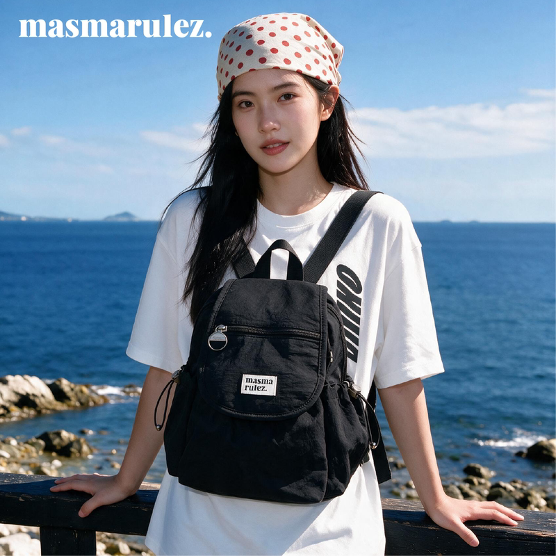 Masmarulez Korean-Style Mini Backpack for Women, Suitable for Commuting, Travel, and Outings; Small Backpack for College Students and Fans Masmarulez Korean-Style Mini Backpack for Women, Suitable for Commuting, Travel, and Outings; Small Backpack for College Students and Fans