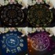 Twelve constellation pattern tower card tablecloth push card cushion cloth