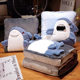 Pillow quilt dual-purpose thickened office folding nap pillow blanket two-in-one sofa car cushion car