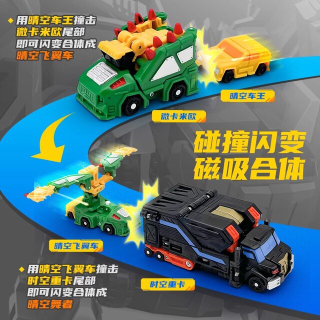 Kabao Car God: Guardian of Time and Space, Clear Sky Dancer, Transforming Car Toy Robot, Heavy Truck, Sunshine Kabao