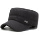 Hats for Middle-Aged and Elderly Men, Autumn and Winter Thickened Warm Woolen Ear-Protecting Baseball Caps, Outdoor Casual Flat-Top Hats