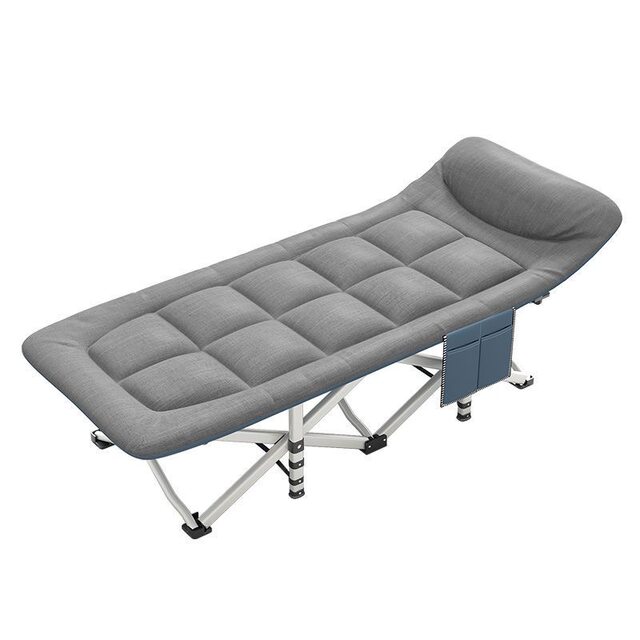 Household folding bed recliner lunch break office workstation single bed simple adult hospital accompanying bed