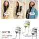 Woolen hat for women in autumn and winter new style Internet celebrity knitted hat with contrasting colors and braids, ear protection and Lei Feng warmth