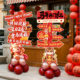 2026 New Year Decorations Kt Board Balloon Column Year of the Horse Auspicious Start Spring Festival Atmosphere Scene Setup Guide Signboard Mall