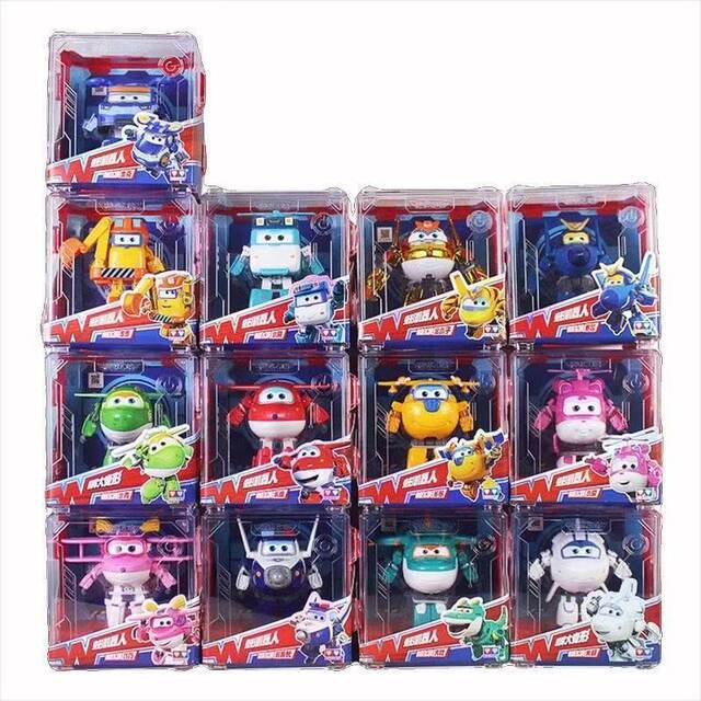 Super Wings Transforming Toys for Boys and Girls, Educational Toys, Holiday Gifts, Jin Xiaoshi, Ledi, Xiao Ai, Duō
