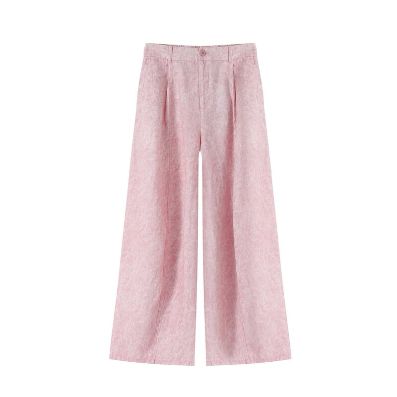 【Ami Summer New Collection】【81% Tencel + 19% Linen】【Color-Enhancing Process】Flowy and Versatile Balloon Pants 【Ami Summer New Collection】【81% Tencel + 19% Linen】【Color-Enhancing Process】Flowy and Versatile Balloon Pants
