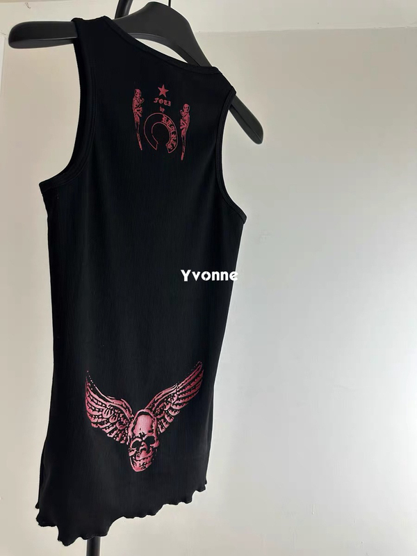 Independent Brand Rare Foti Skull Element Vest, High Elasticity, Slim Fit, Sports Fitness, Unisex