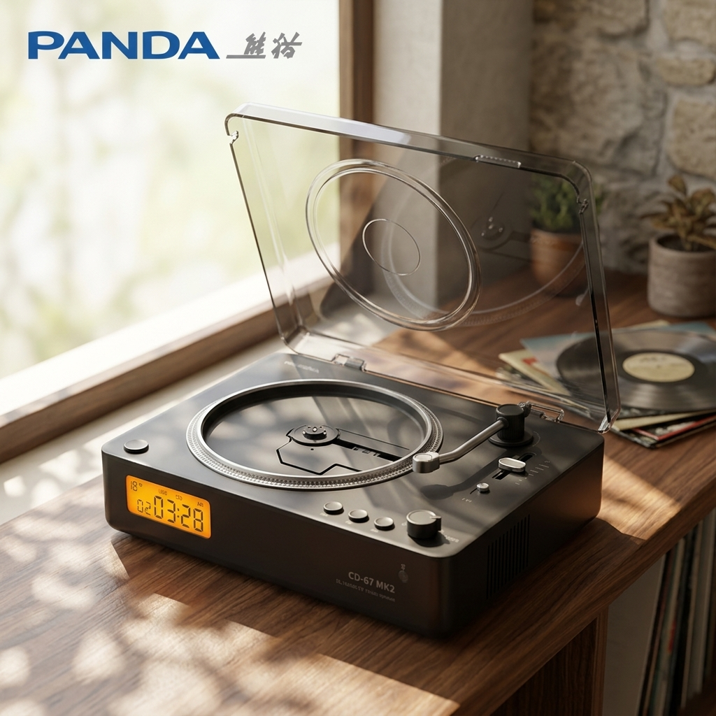 熊猫CD-67 MK2 HiFi专辑cd机蓝牙播放机音响一体外放播放器光盘
