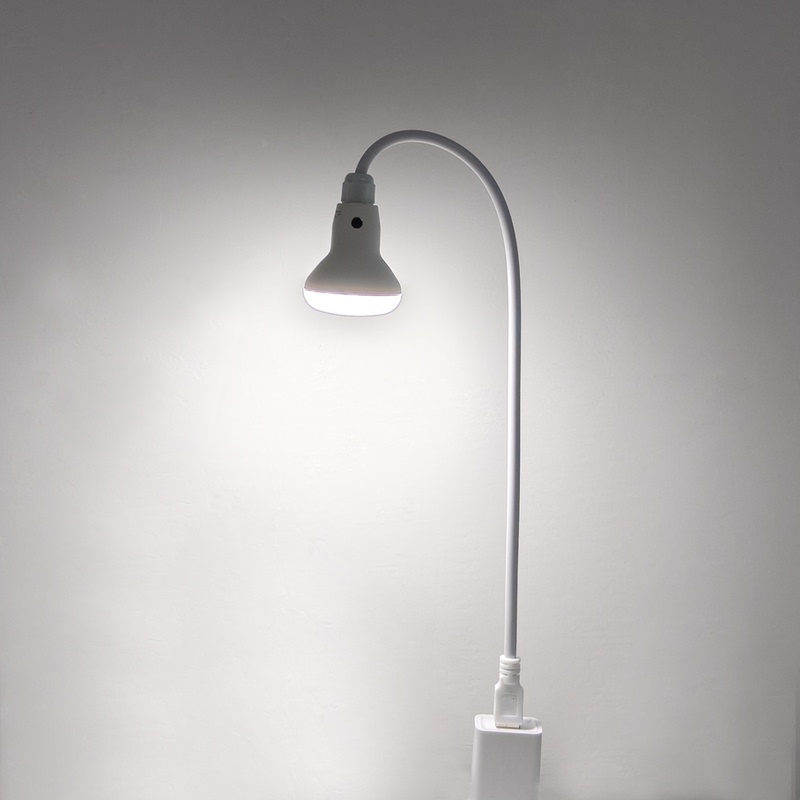 Intelligent Voice-Controlled USB Lamp 5W Eye Protection with Extended Flexible Tube, Mini Portable, Three Light Colors, Very Bright