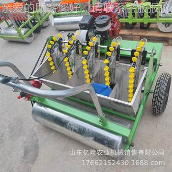Self-four-port planting multi-vegetable planting machine small garlic garlic planting machine yl-bzj wheel-traction garlic seeder