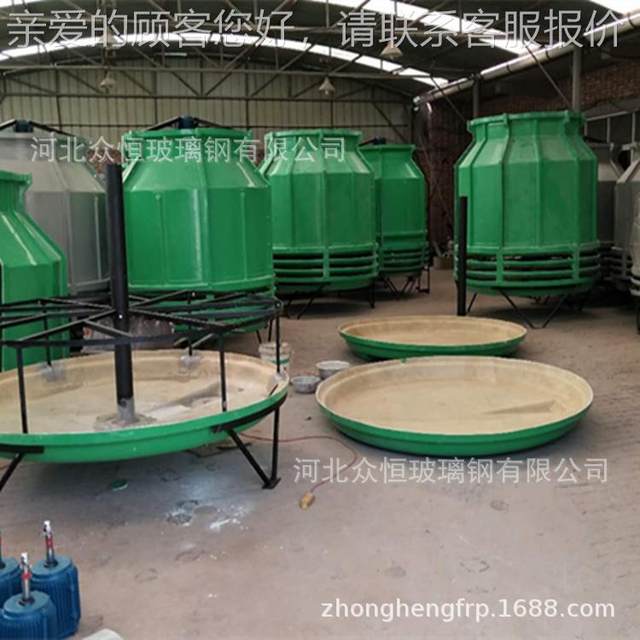 Manufacturers supply glass steel cooling ring cooling tower, cooling tower, cold LON water tower, filling and water repair