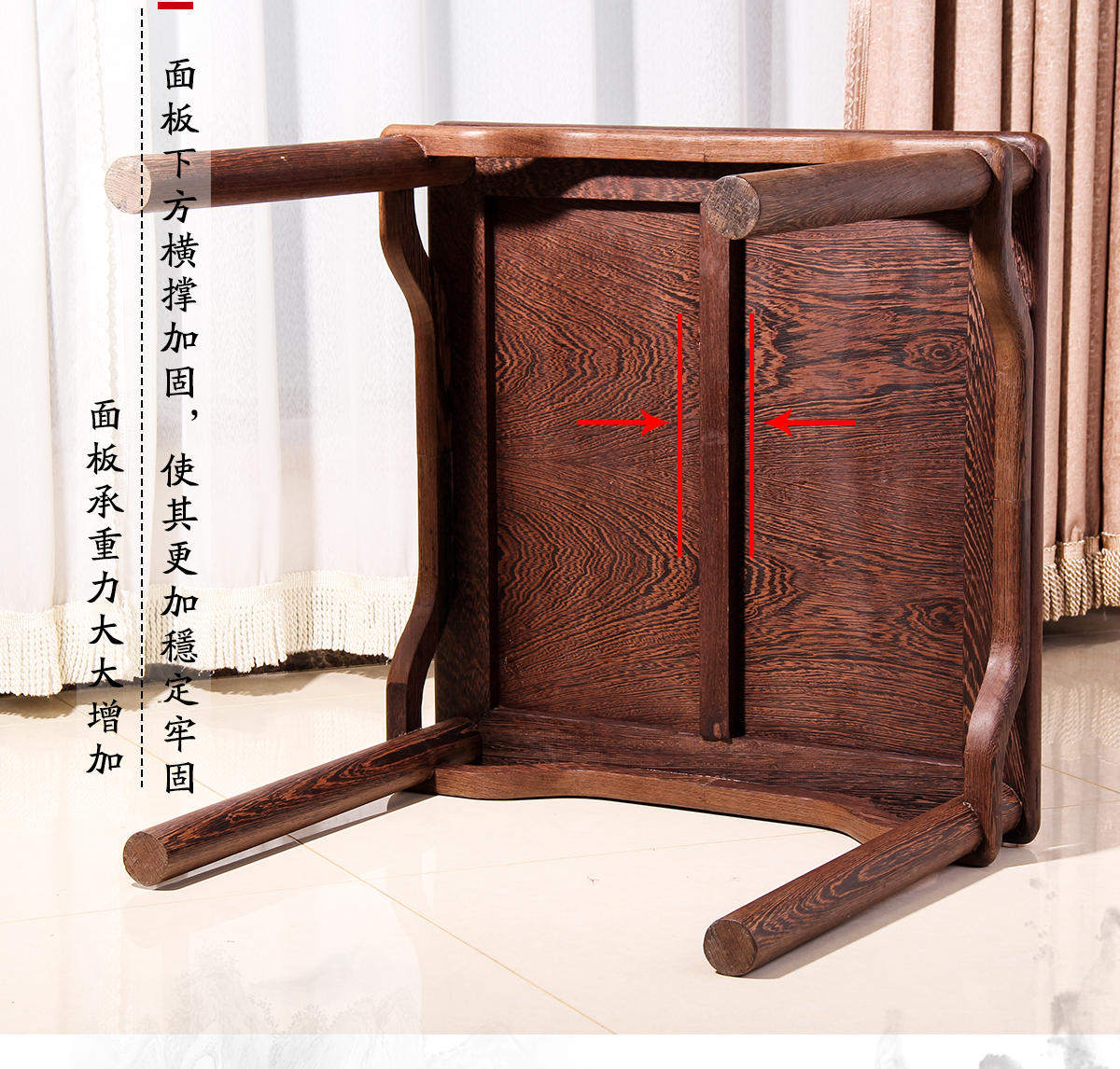 Gỗ gụ nội thất cánh gà gỗ Trung Quốc cổ điển bàn nhỏ vuông vuông gỗ rắn bàn thấp bàn trà bàn cờ vua giải trí bàn ban công - Bàn mẫu bàn học bằng sắt