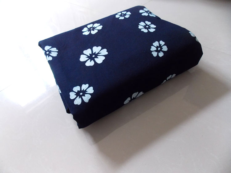 Wuzhen đặc handmade in Calico xanh và nhuộm cũ thô vải dệt ở nhà cotton phần dày - Vải vải tự làm vải cotton