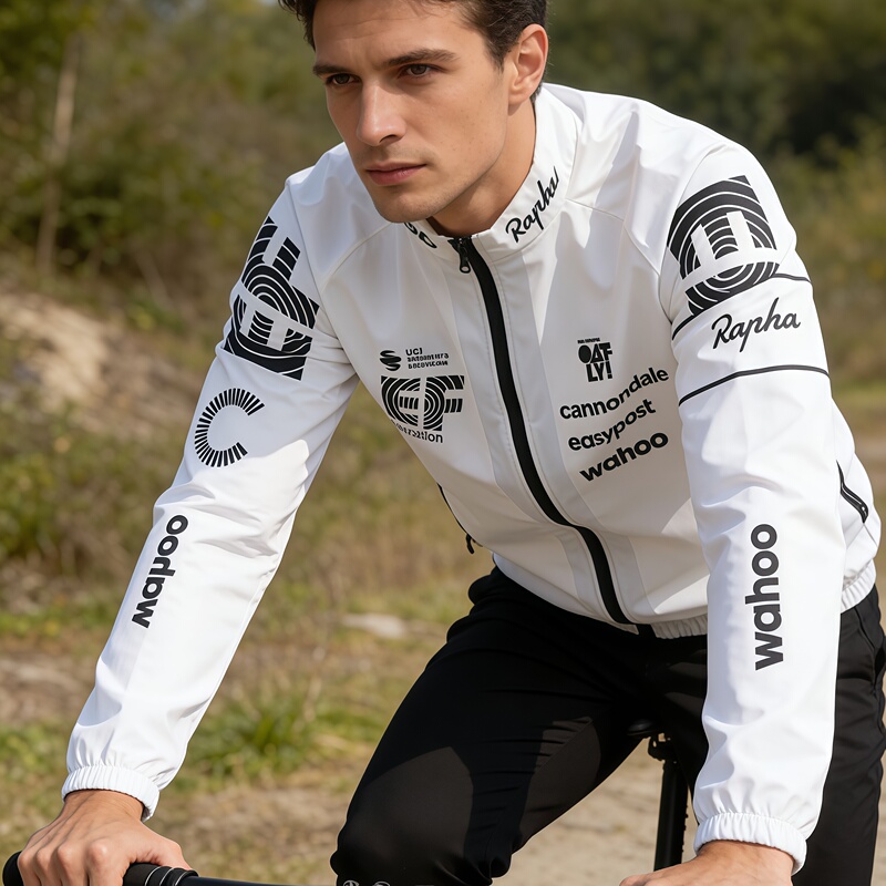 2026 Autumn New Cycling Windproof Jacket Waterproof Lightweight Vest Road Bike Foldable Windbreaker Double Zipper