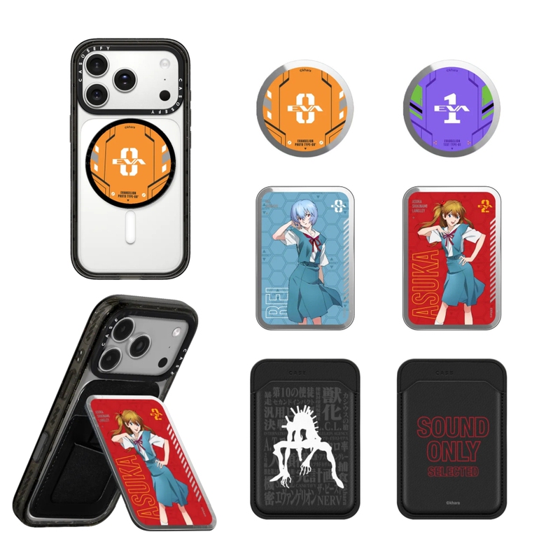 Case X Evangelion Collaboration Magnetic Stand Card Holder Foldable Anime Convenient Universal Phone Case Case X Evangelion Collaboration Magnetic Stand Card Holder Foldable Anime Convenient Universal Phone Case
