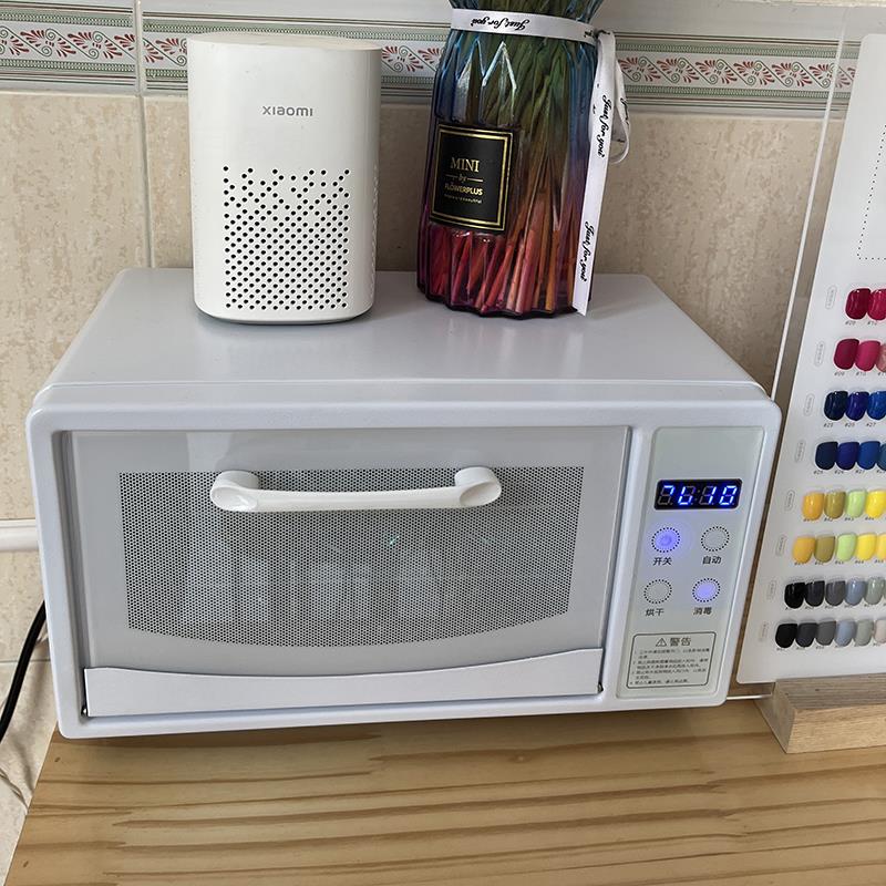 Dental hospital beauty salon comb quick-cut shop hole cloth cotton ball pedicure UV ozone tool disinfection cabinet double layer