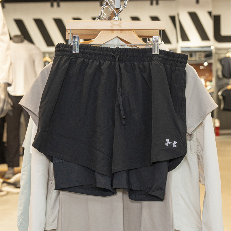 Under Armour Ua Spring/Summer Velociti Pro Women's 2-in-1 Running Sports Shorts 6inch 6010885 Under Armour Ua Spring/Summer Velociti Pro Women's 2-in-1 Running Sports Shorts 6inch 6010885