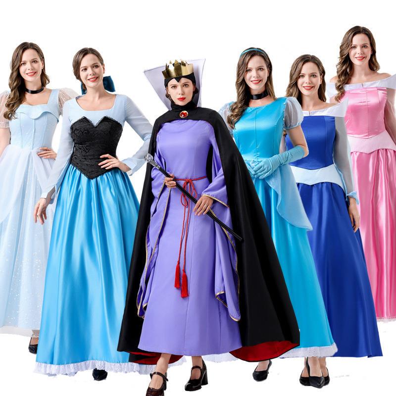 New Halloween Princess Dress Cosplay Costume Ball Gown Dance Performance Outfit Tea Party Performance Costume