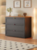Iron Art Chest of Drawers Bedroom Storage Cabinet Living Room Home Side Cabinet Modern Simple Steel Storage Cabinet Drawer Cabinet