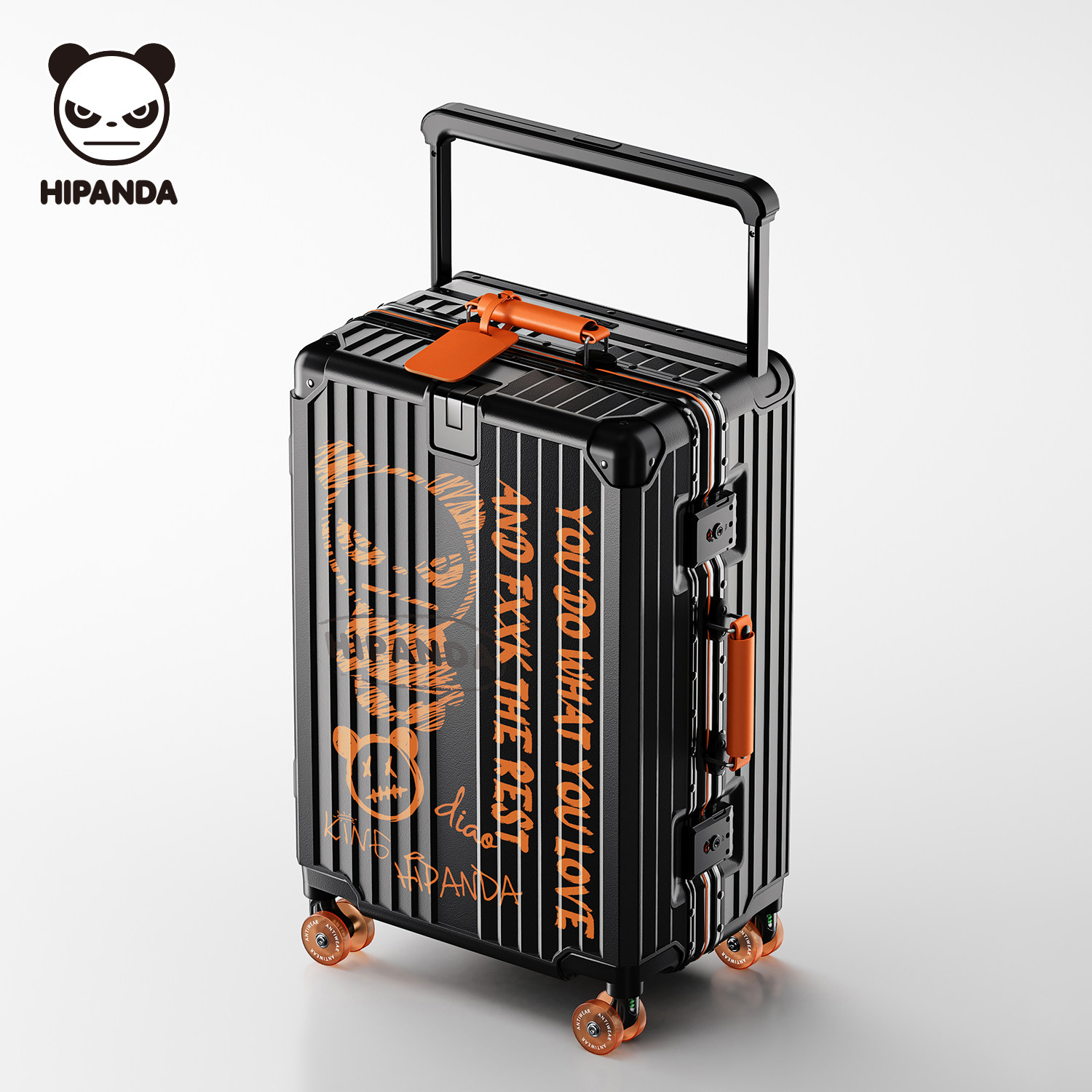 HIPANDA 26-inch large-capacity combination lock suitcase, sturdy and durable, thickened 28-inch travel suitcase, 30-inch leather suitcase