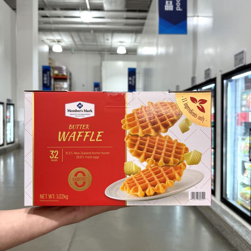 Sam's Butter Waffles 1.02kg Western-Style Pastry for White-Collar Workers and Students, Breakfast Bread, Casual Snacks, Supermarket Snacks Sam's Butter Waffles 1.02kg Western-Style Pastry for White-Collar Workers and Students, Breakfast Bread, Casual Snacks, Supermarket Snacks