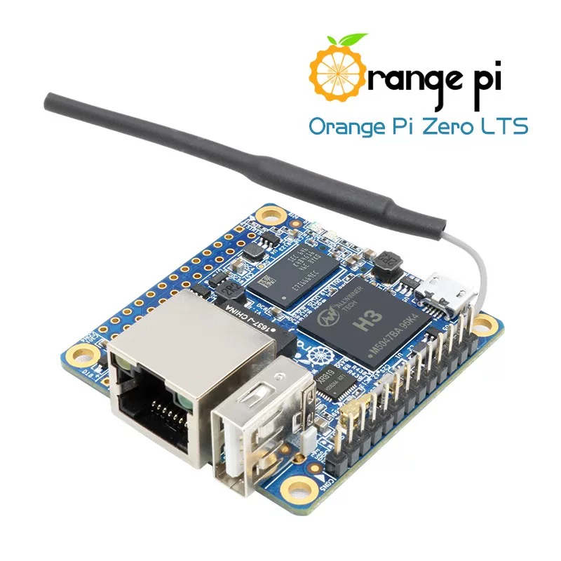 Плата разработки Orange Pi Orangepi Zero LTS с открытым исходным кодом Allwinner H3 512 МБ Оранжевая Пай