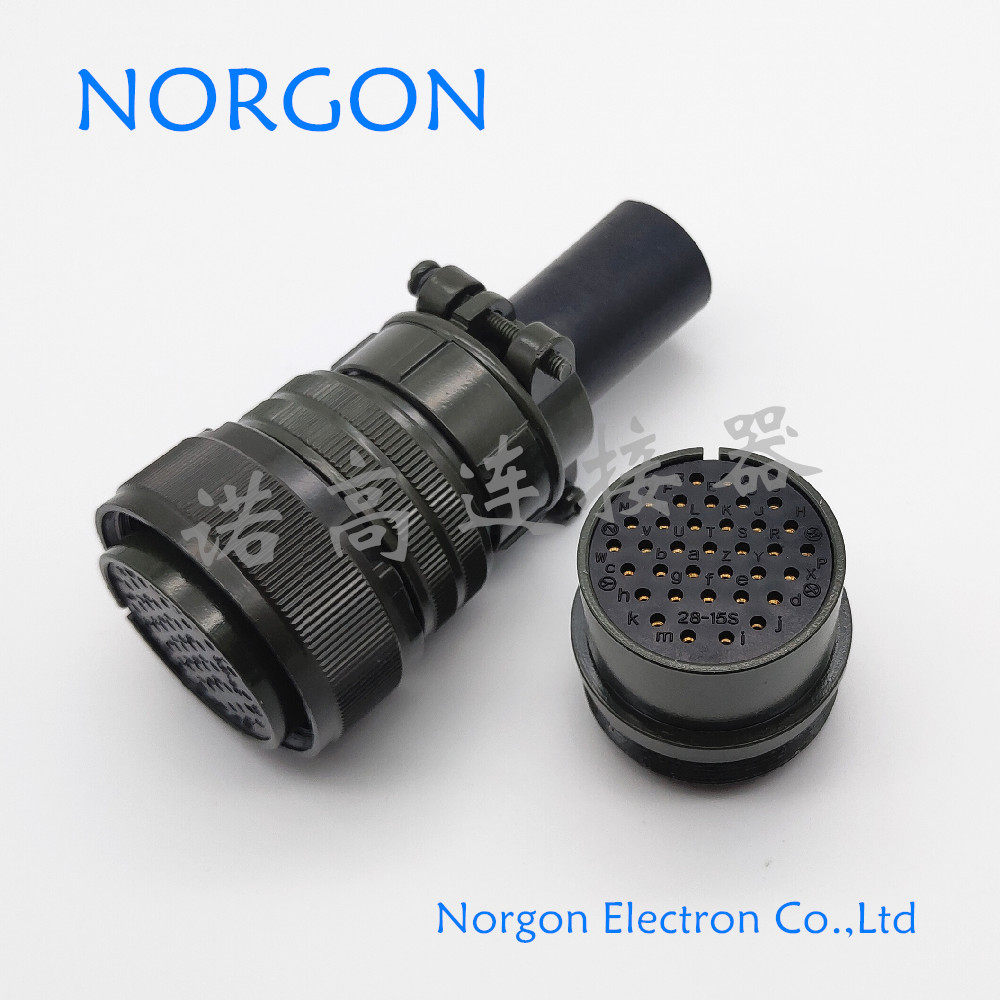 35-core U.S. military standard 5015 aviation plug MS3106A28-15S P bend plug MS3108A28-15S P