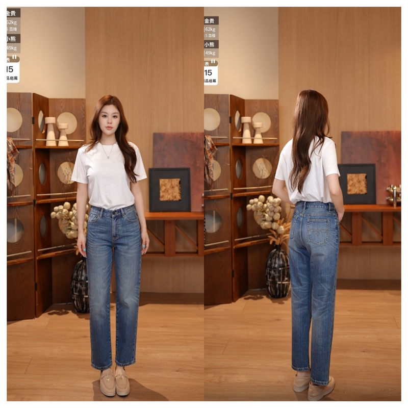 Shijie Sj-Japanese Okayama Denim Pants Hcas1Gx11988【Try-On S Pants Length 93】@