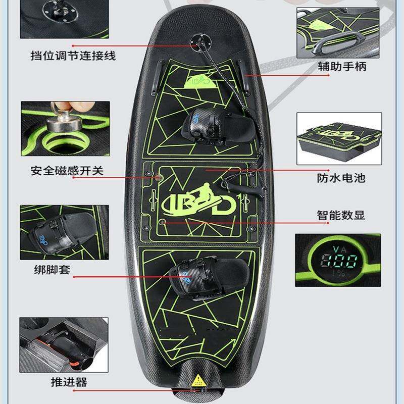 电动浮板冲浪板游泳器:鲨鱼划板滑水上游泳趴板推进器,带你飞驰水上乐园!-帆板-淘宝好物网