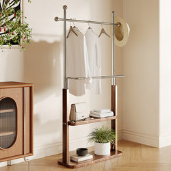 Antique Coat Rack Floor Bedroom 2025 New arrival Clothes Rack Indoor For Home Stainless Steel Clothes Hanger