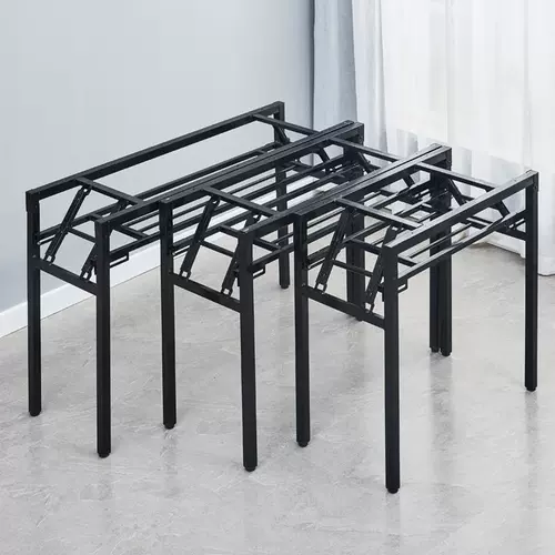 Складывание рабочего стола много -спользование на стойке на стойке -LAP -LAP Desk Desk Stand Single Double -Layer Spring Frame Пара пары рамы рамки