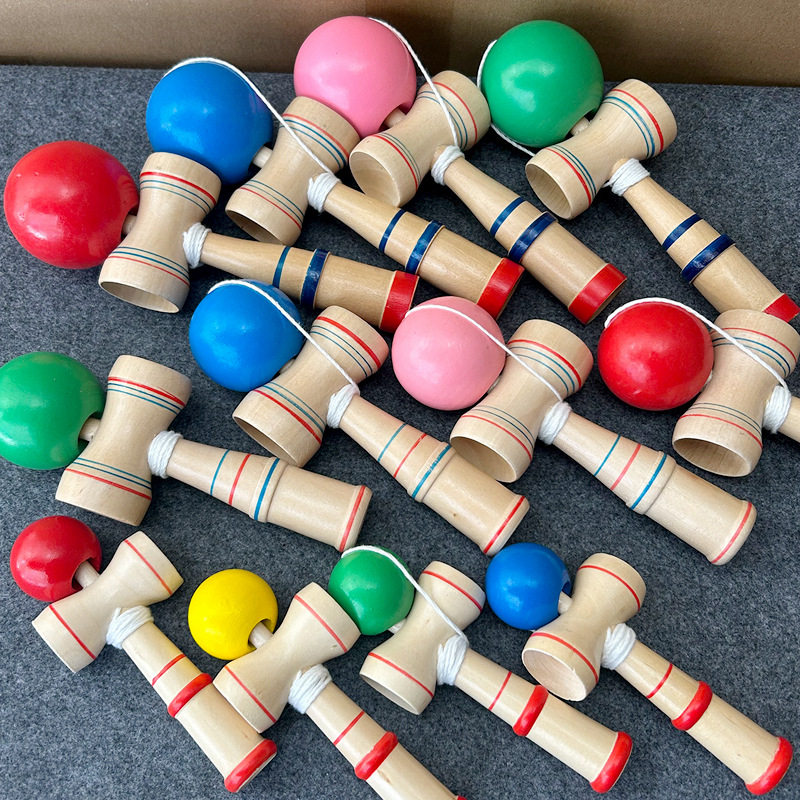 剑玉技巧球kendama:解锁童年新玩法,日月球原木版带你飞!-剑球-淘宝好物网