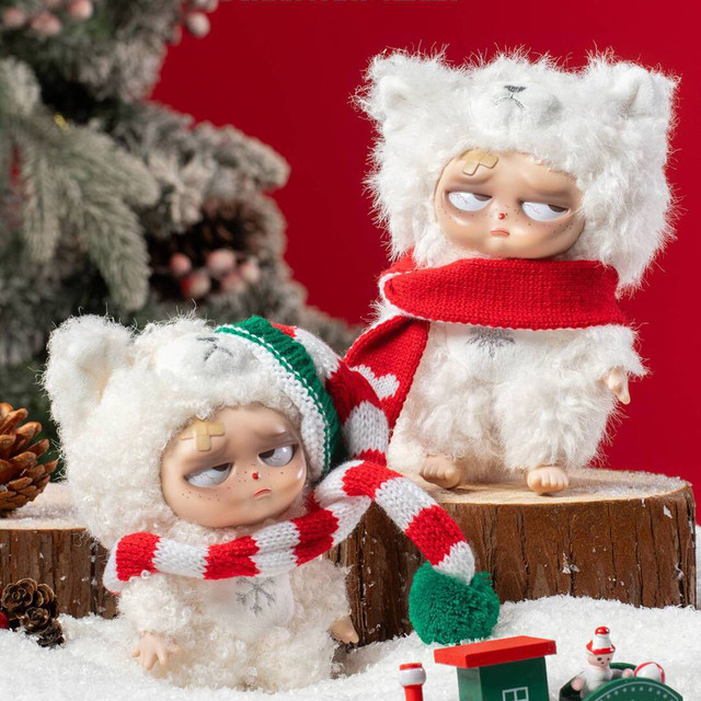 Grumpipi Insomnia Baby Snow Story Series Plush Pendant Blind Box Doll Christmas Gift