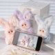 Mm Milk Candy Mini Rabbit Plush Pendant Blind Box Doll Girl's New Year Gift Toy Figure Keychain