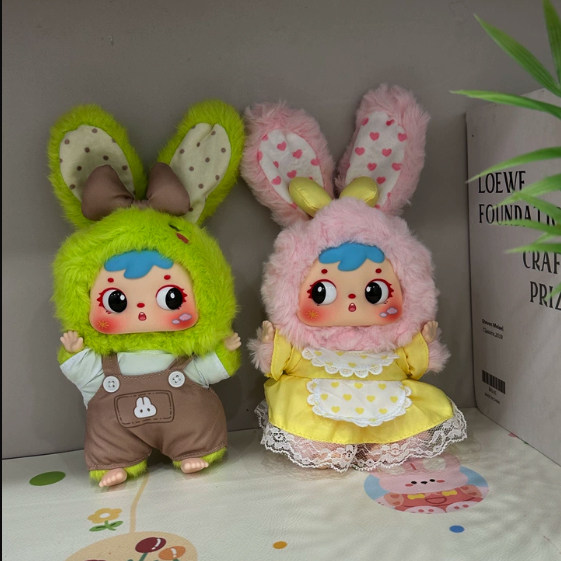 Samuel Three Little Rainbow Rabbit Series Plush Pendant Blind Box Doll Girl's Gift Keychain